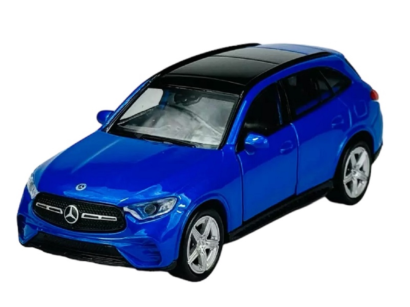 Автомобиль Welly Mercedes GLC AMG Line синий 1:38 43838W-BL - фото 1