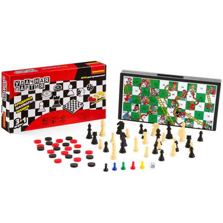 Настольная игра Bondibon Шашки-шахматы