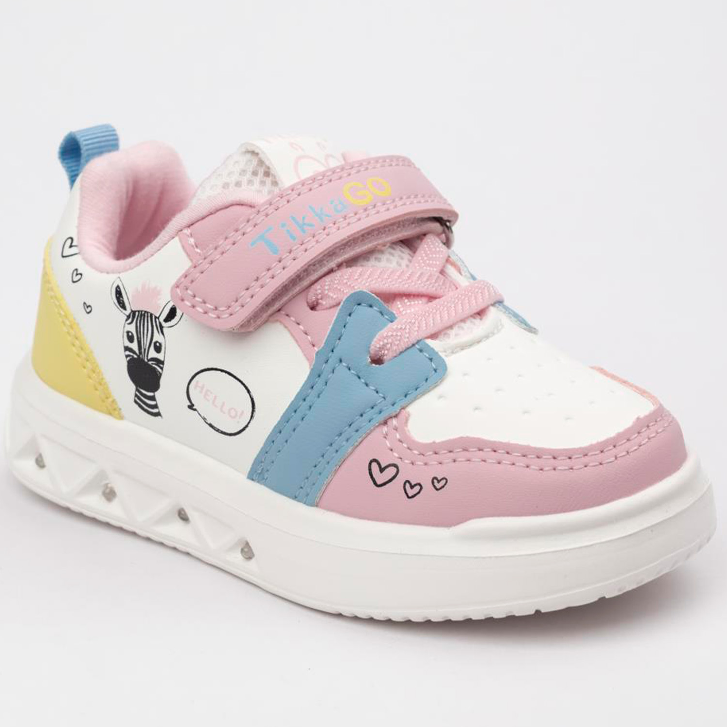 Кроссовки TikkaGo 1A05_6251-1_white-pink-biruza - фото 6