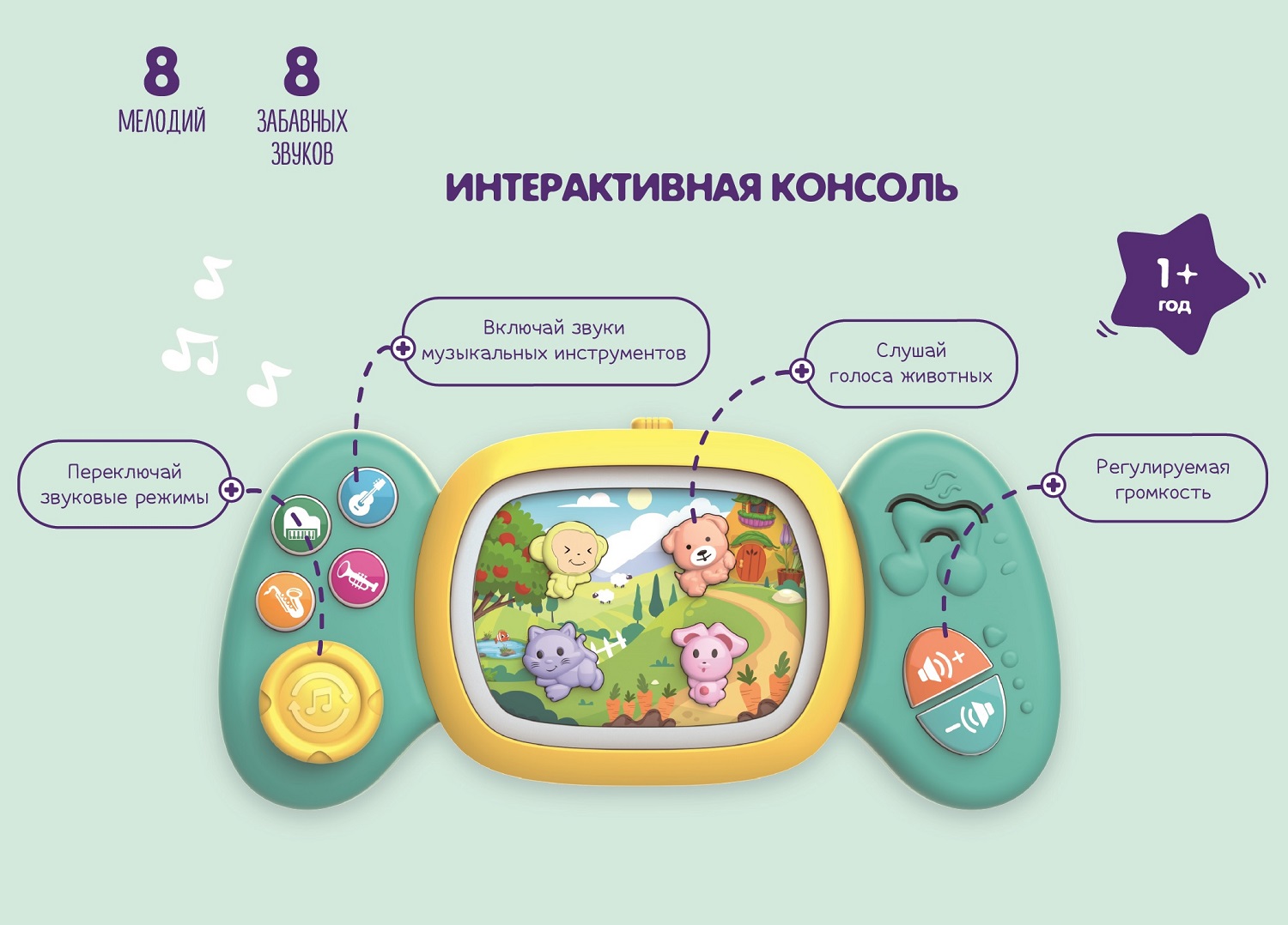 Игрушка BabyGo Консоль - фото 1