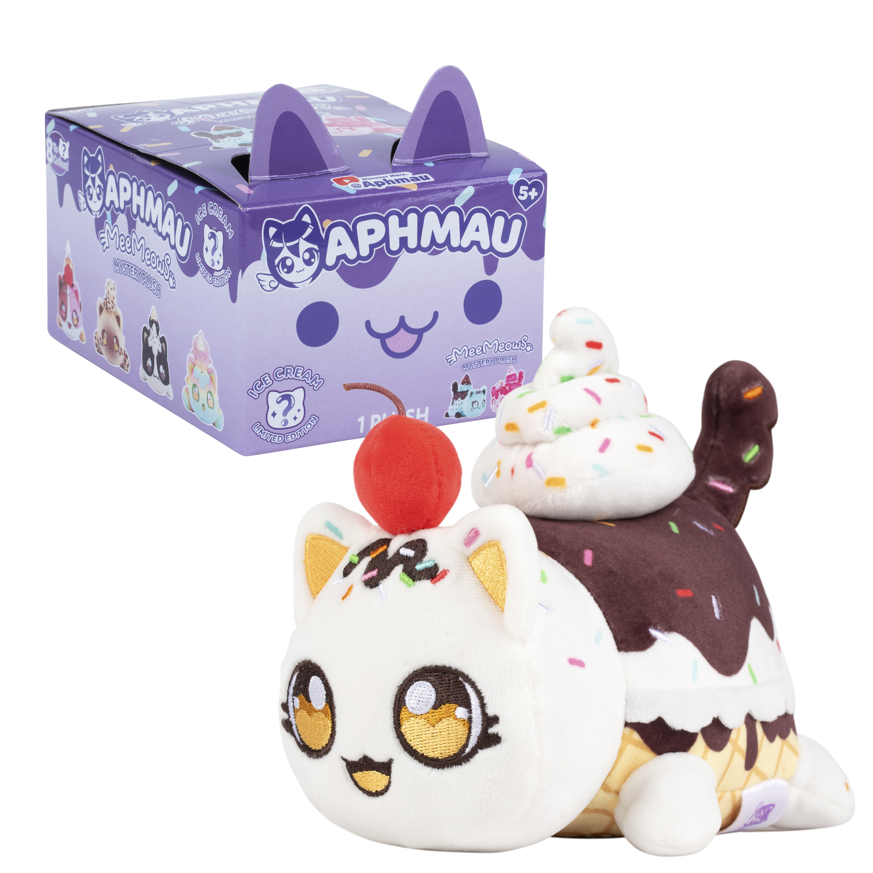 Мягкая игрушка APHMAU Мороженое Сюрприз 15см - фото 12