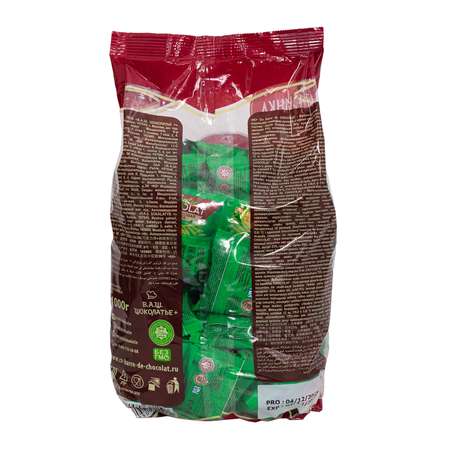 Мультизлаковые конфеты Co barre de CHOCOLAT с жареными семенами кунжута с темной кондитерской глазурью 1000гр