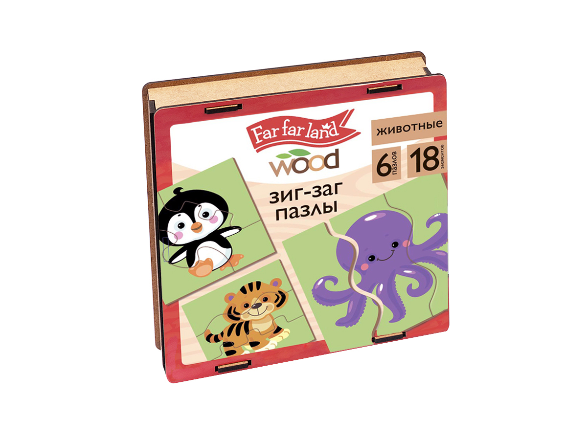 Игрушка Десятое королевство пазл Животные - фото 6