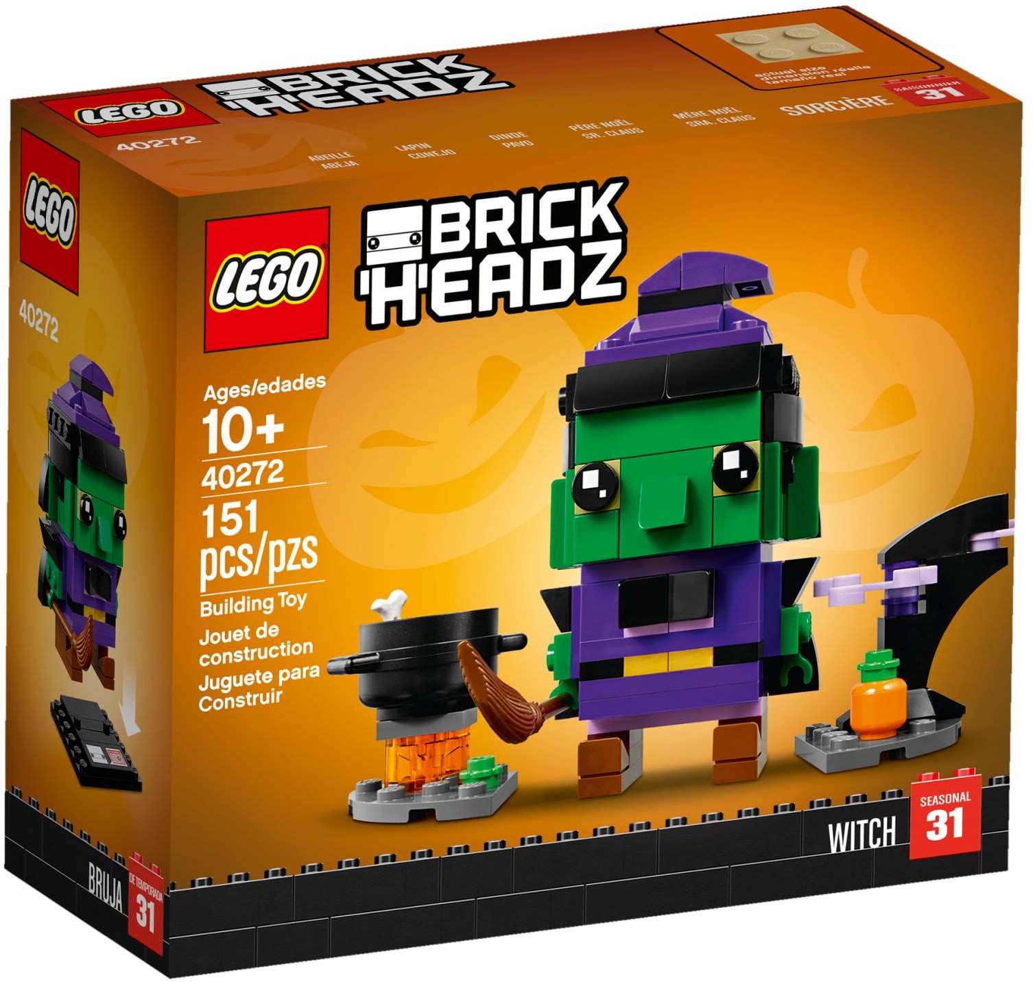Конструктор LEGO BrickHeadz 40272 151 дет. - фото 1