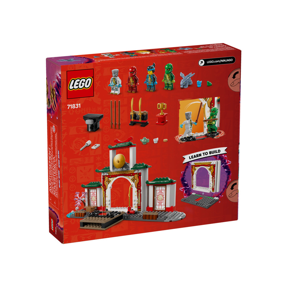 Конструктор LEGO NINJAGO Храм Кружитцу Ниндзя 71831 133 дет. - фото 6