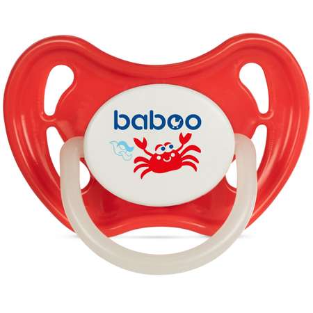 Пустышка BABOO силикон классическая от 6 мес. 1 шт.