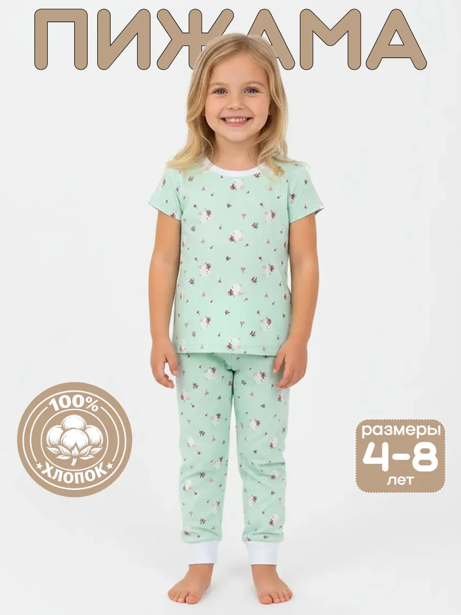 Пижама Linas baby 1682-11 Ментол - фото 3