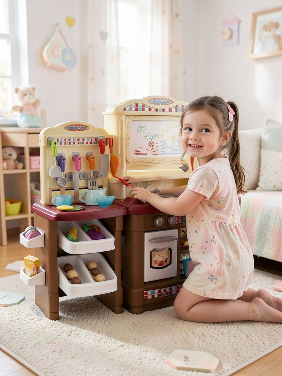 Игрушечная кухня Altacto с аксессуарами: 38 шт. - фото 6