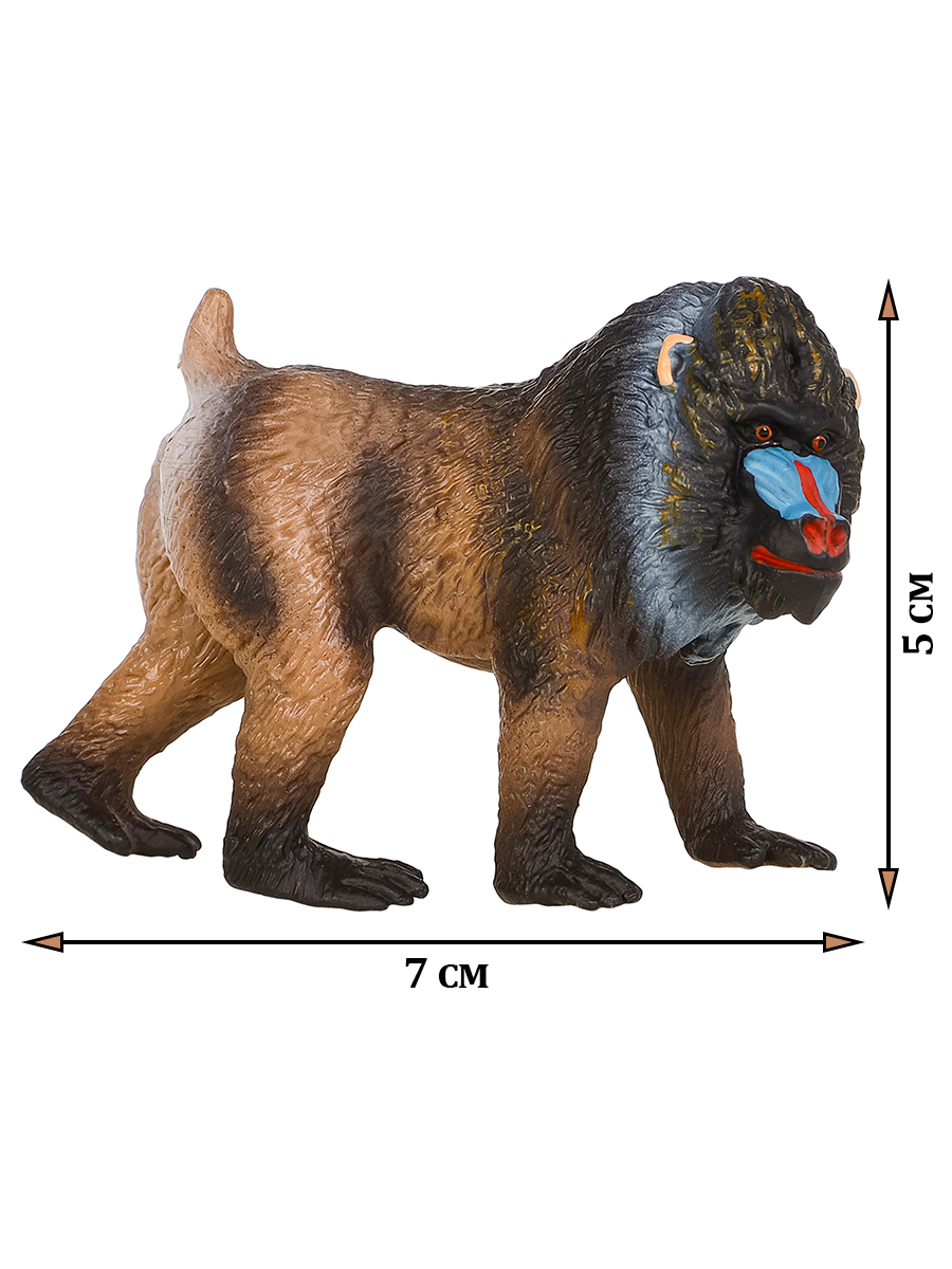Игровой набор Masai Mara Семья обезьян мандрил - фото 2
