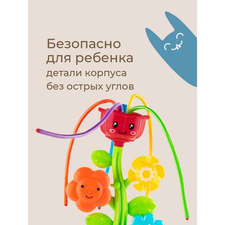 Детский разбрызгиватель на садовый шланг, игрушка Цветочки