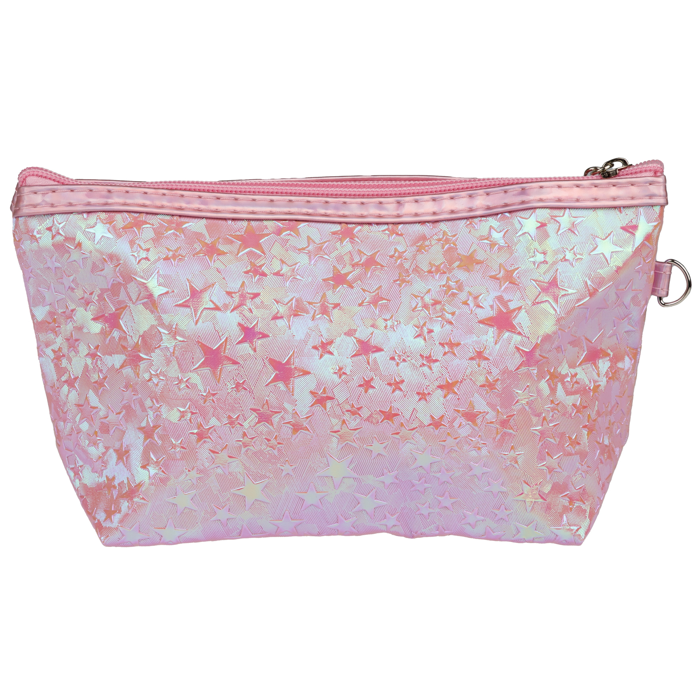 Косметичка LUKKY блестящая Holographic Stars 23,5х 14х 7см - фото 7