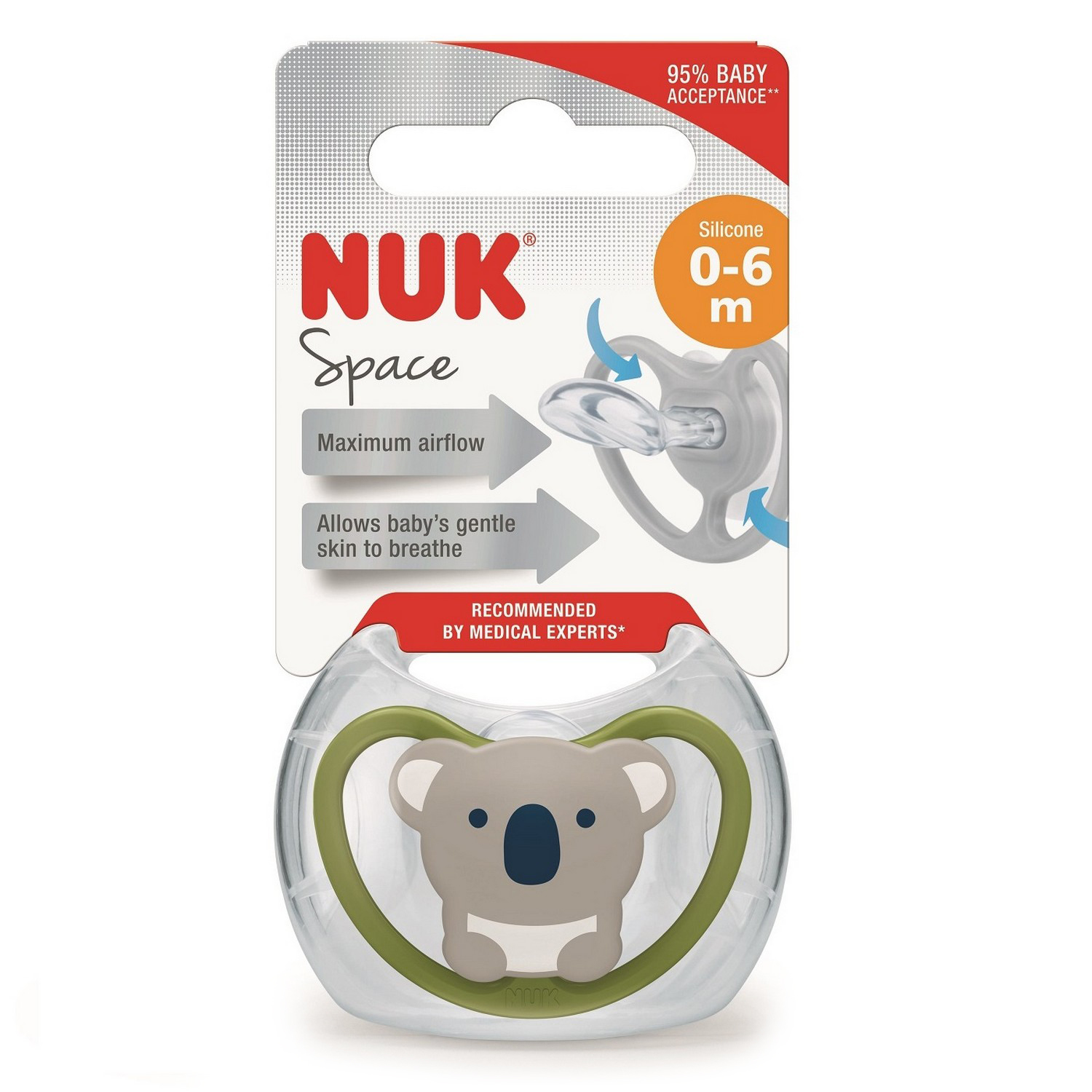 Пустышка Nuk от 0 мес. в ассортименте - фото 2
