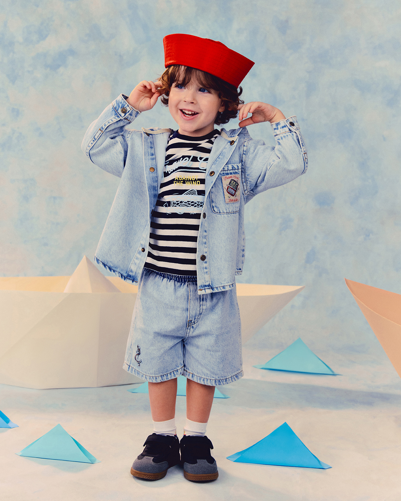 Джинсовая рубашка BabyGo trend S26BT-2BD01ib-55 - фото 7