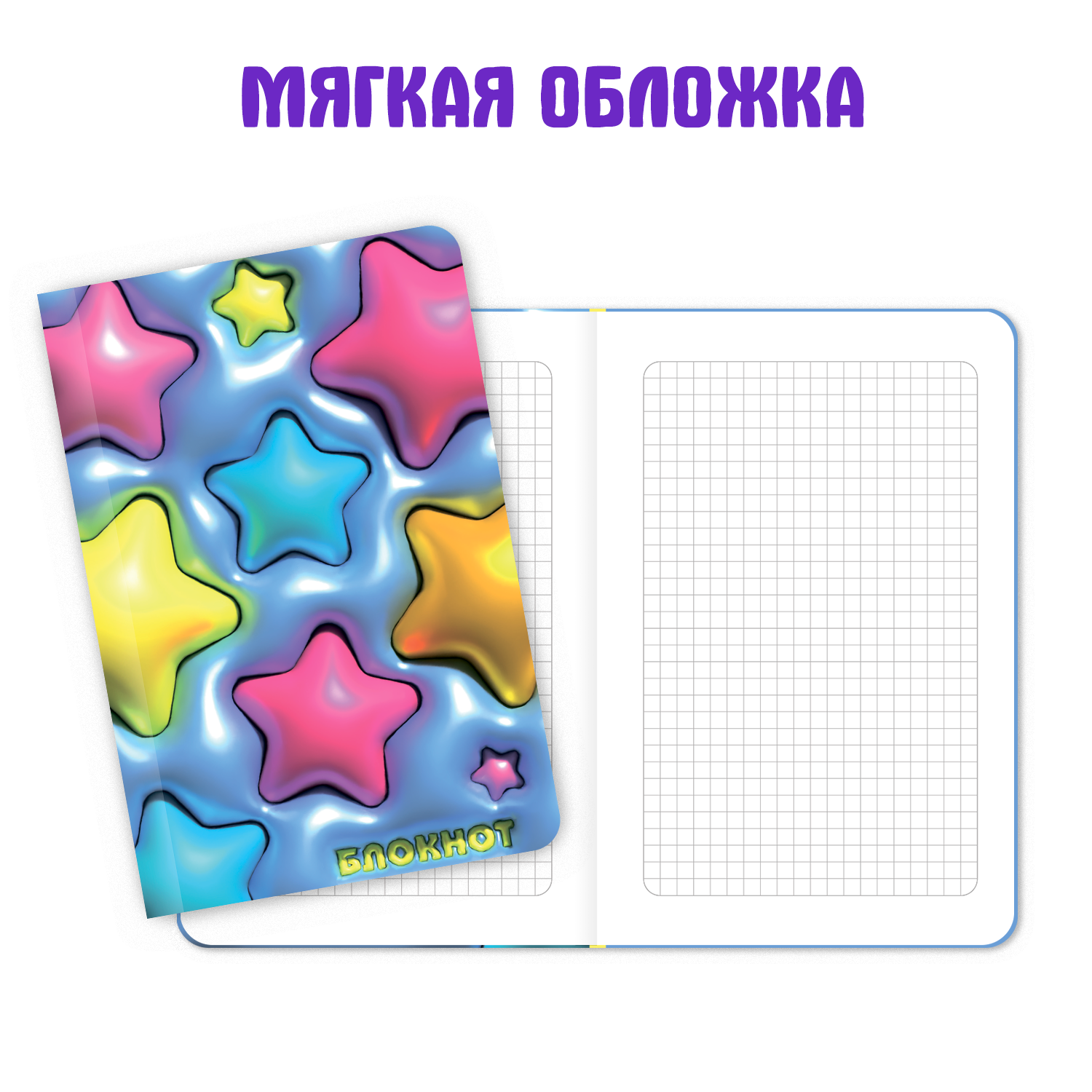 Блокнот Проф-Пресс в клетку Дутыши 12х18 см. 64 лист. - фото 3
