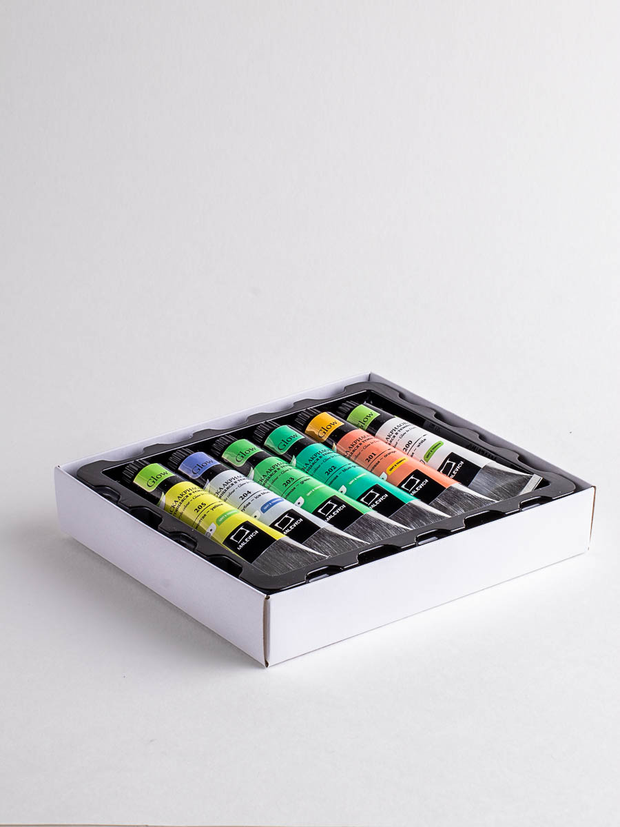 Краски акриловые Малевичъ 6 цв. - фото 16