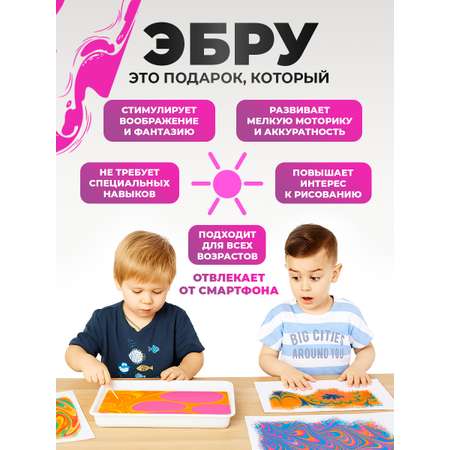 Акварисование Планета творчества эбру