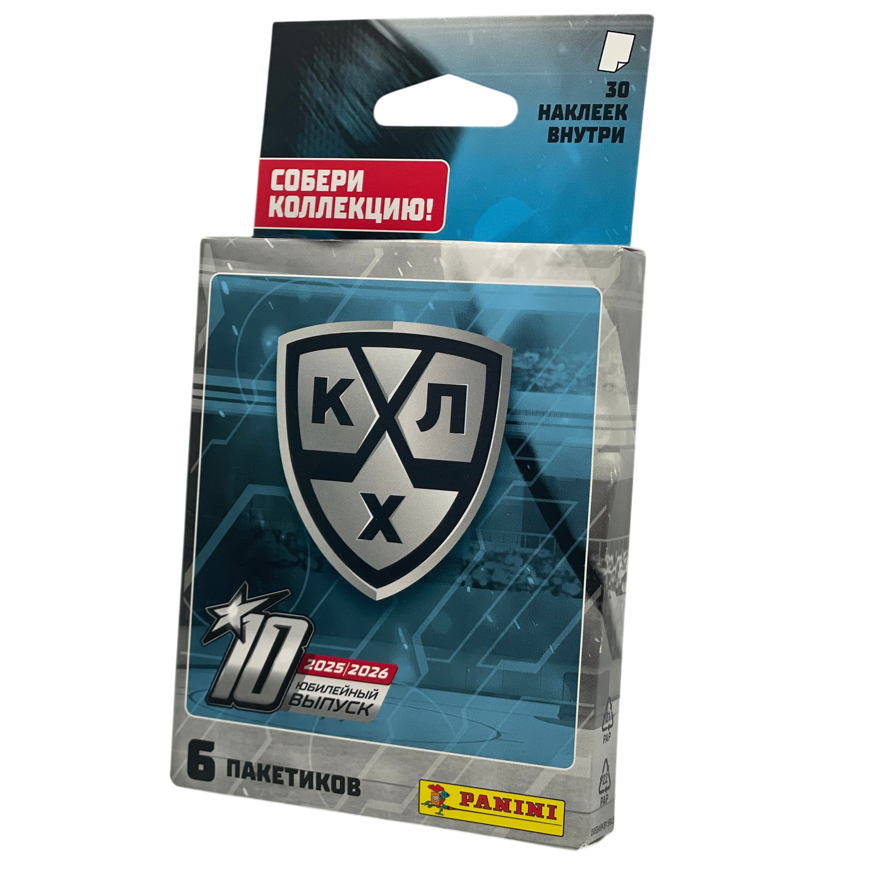 Изображение товара Наклейки Panini КХЛ сезон 2025-2026 30 шт.