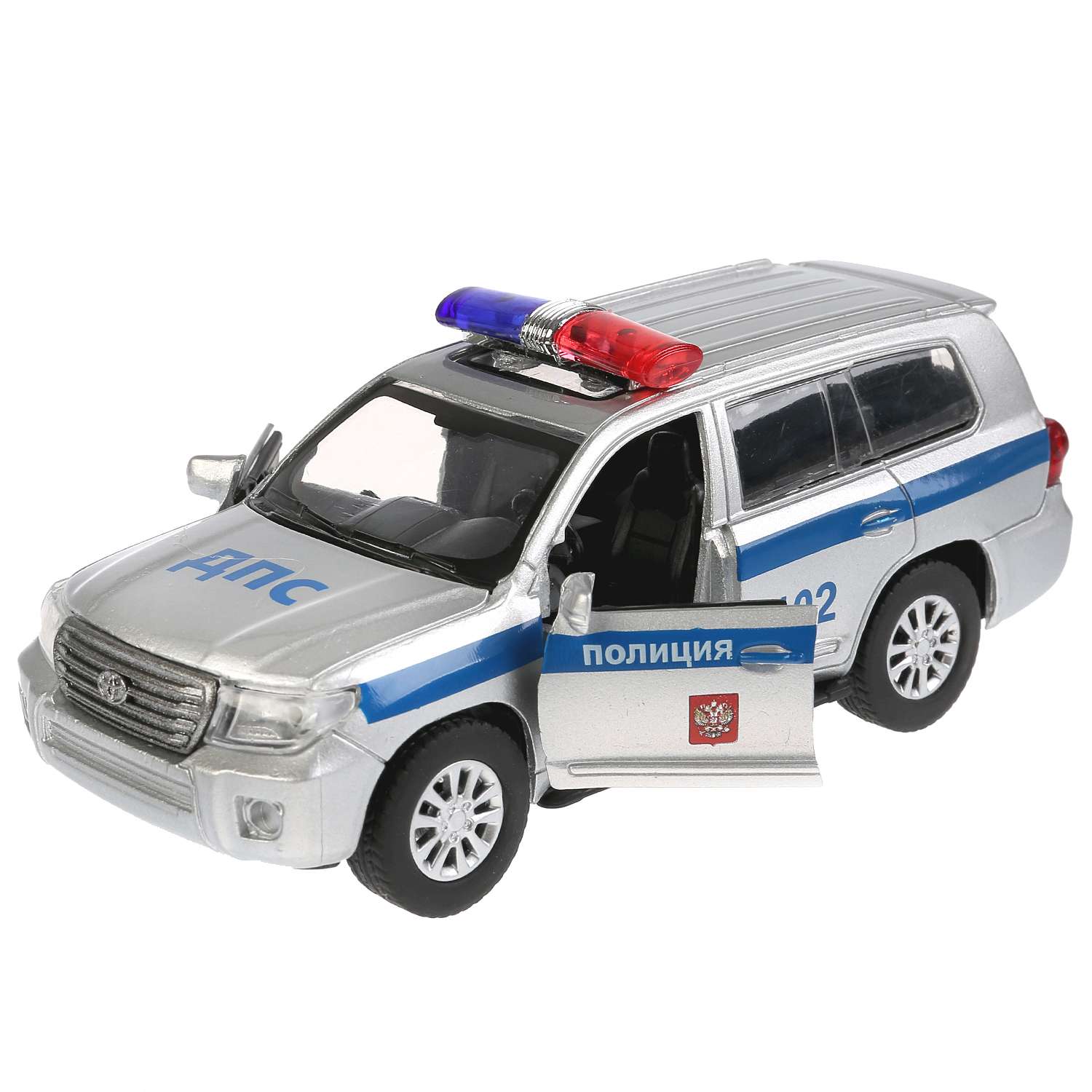 Полицейская машина Технопарк Toyota Land Cruiser 262768.0 - фото 4