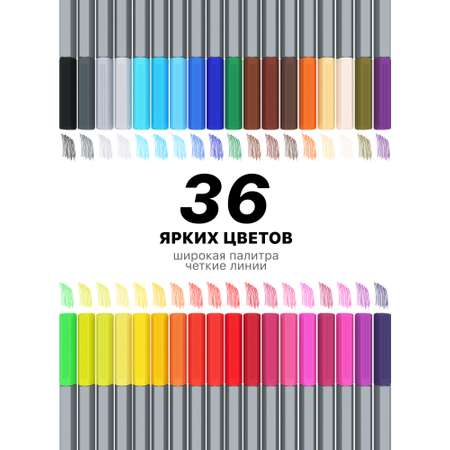 Ручка капиллярная DENKSY 36 шт.