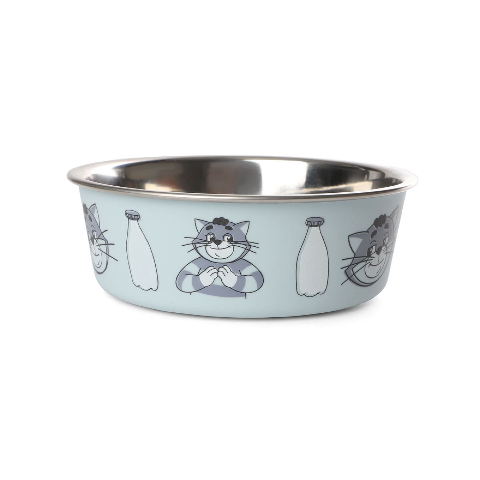 Миска для животных Triol Матроскин металлическая на резинке 0.25л - фото 2
