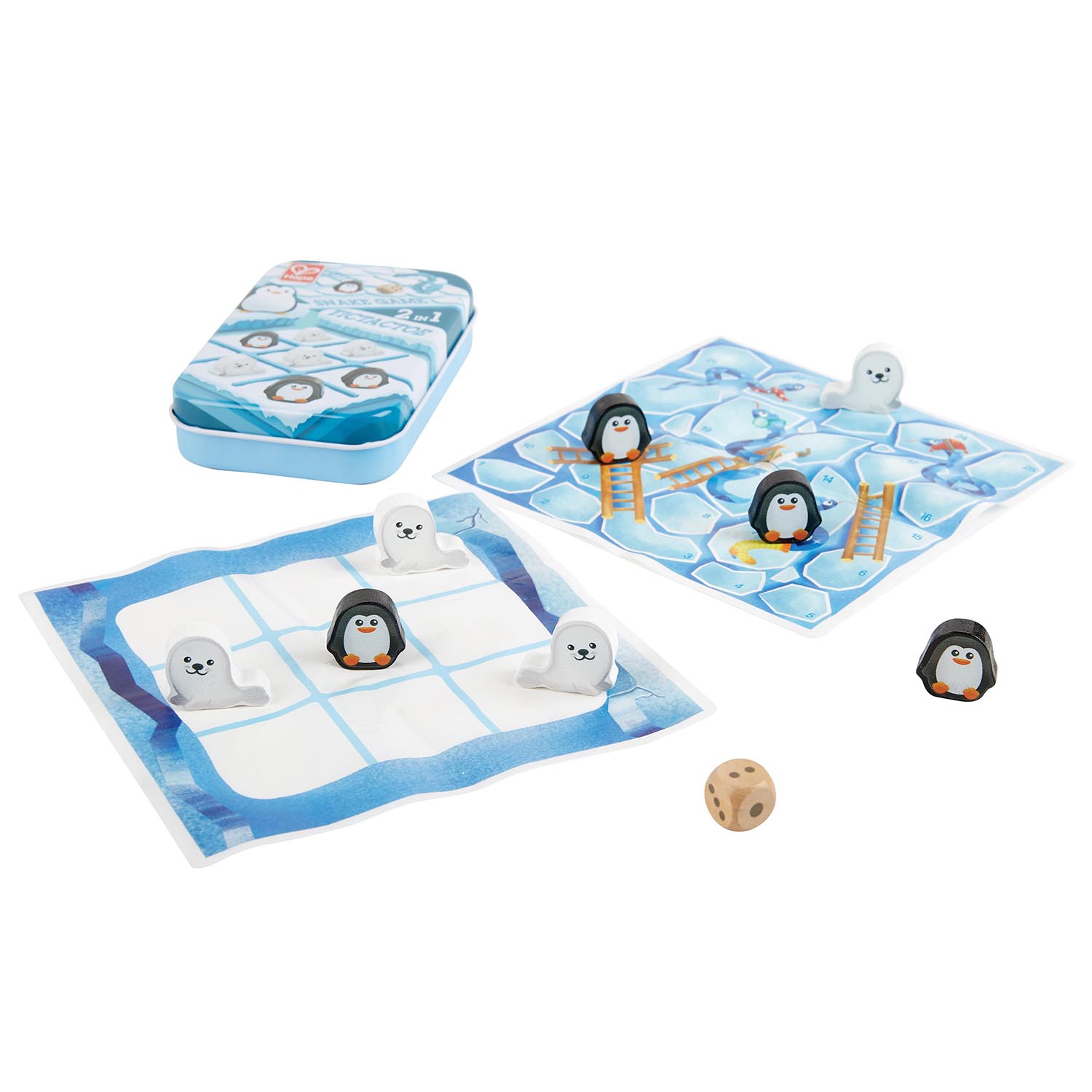 Игра настольная Hape В дорогу Крестики-нолики бродилка 2в1 E0478_HP - фото 2