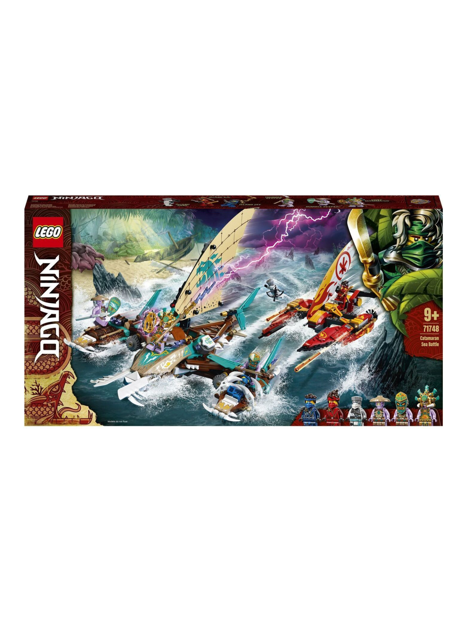 Конструктор LEGO NINJAGO Битва на катамаране 780 дет. - фото 1