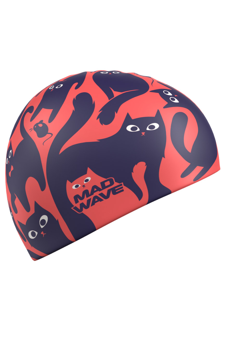 Шапочка в бассейн Mad Wave Cats - фото 2