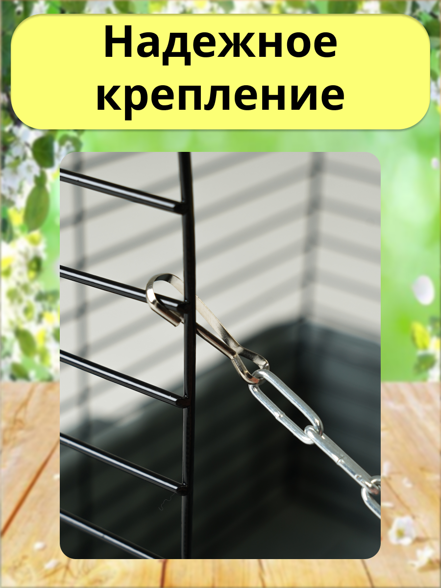 Гамак для грызунов PetiPet серый маленькие 2шт комплект - фото 6