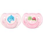 Пустышка Philips Avent ортодонтическая от 6 мес. 2 шт.