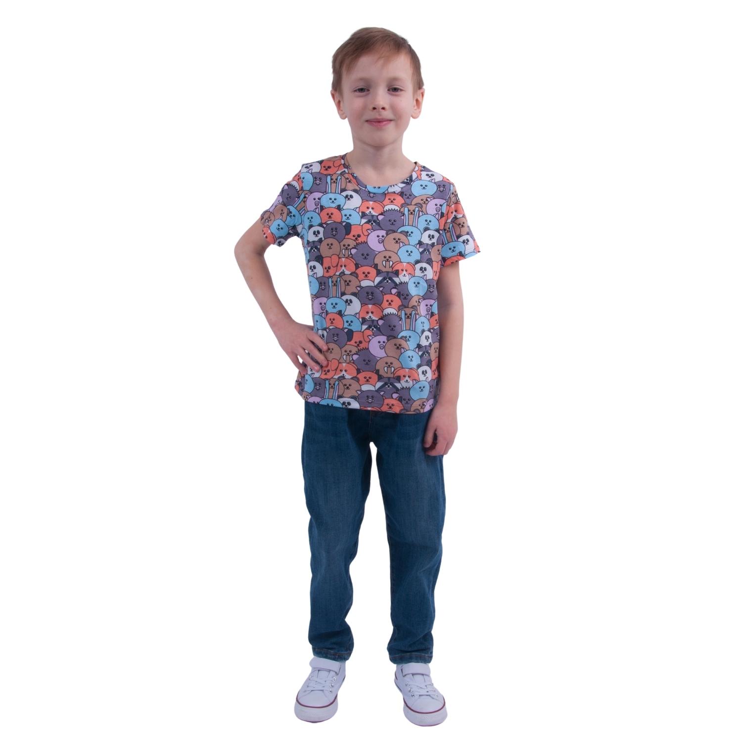 Футболка Katlen ШФ-025/Коричн - фото 1