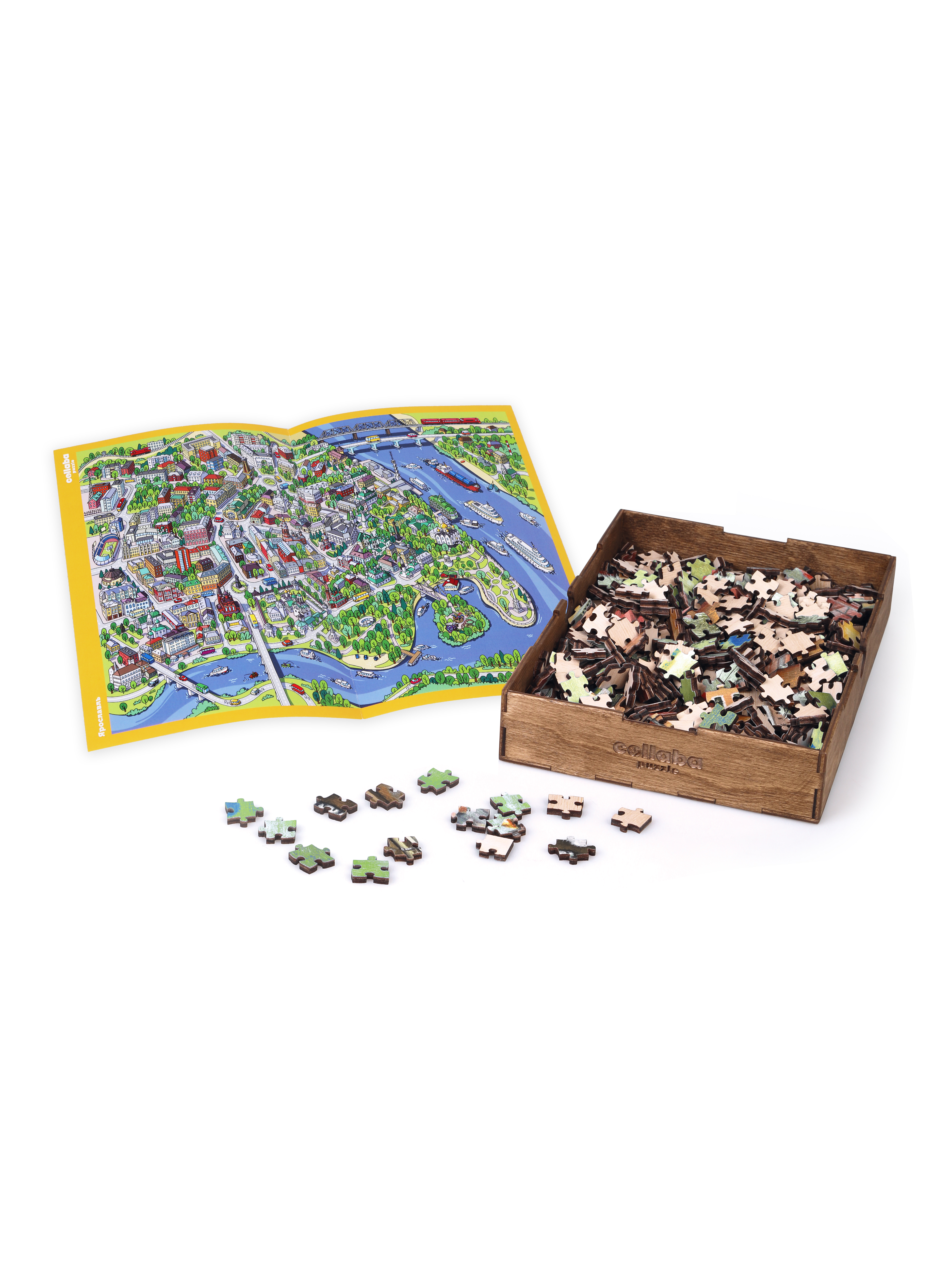 Пазл Collaba puzzle деревянный - фото 7