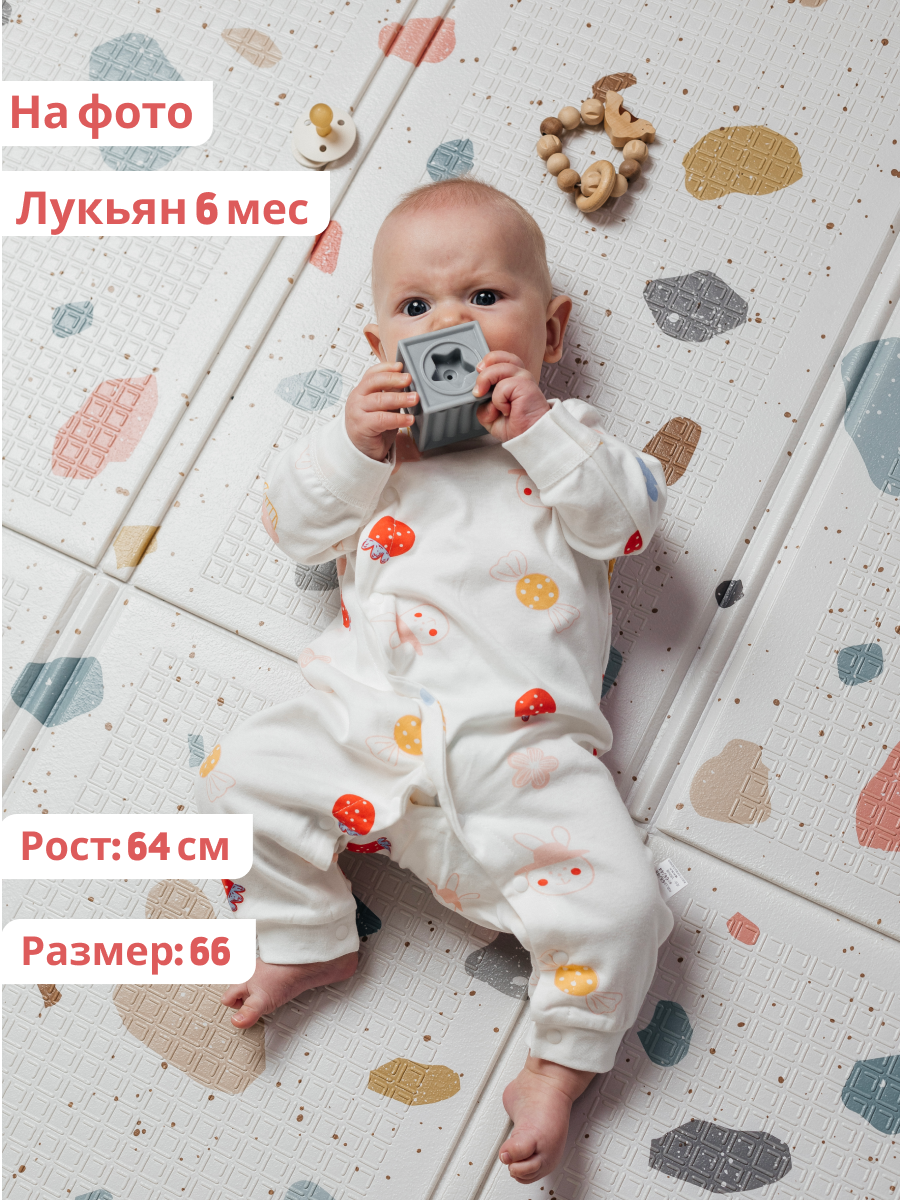 Комбинезон 3 шт ЛУKID Слипы/набор-3-девочки - фото 5