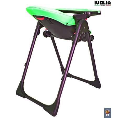 Стульчик для кормления Ivolia HOPE 01 2 колеса green трансформер