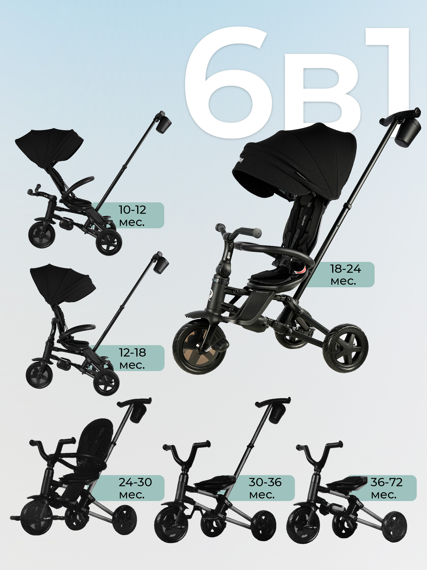 Трехколесный велосипед QPLAY - фото 2