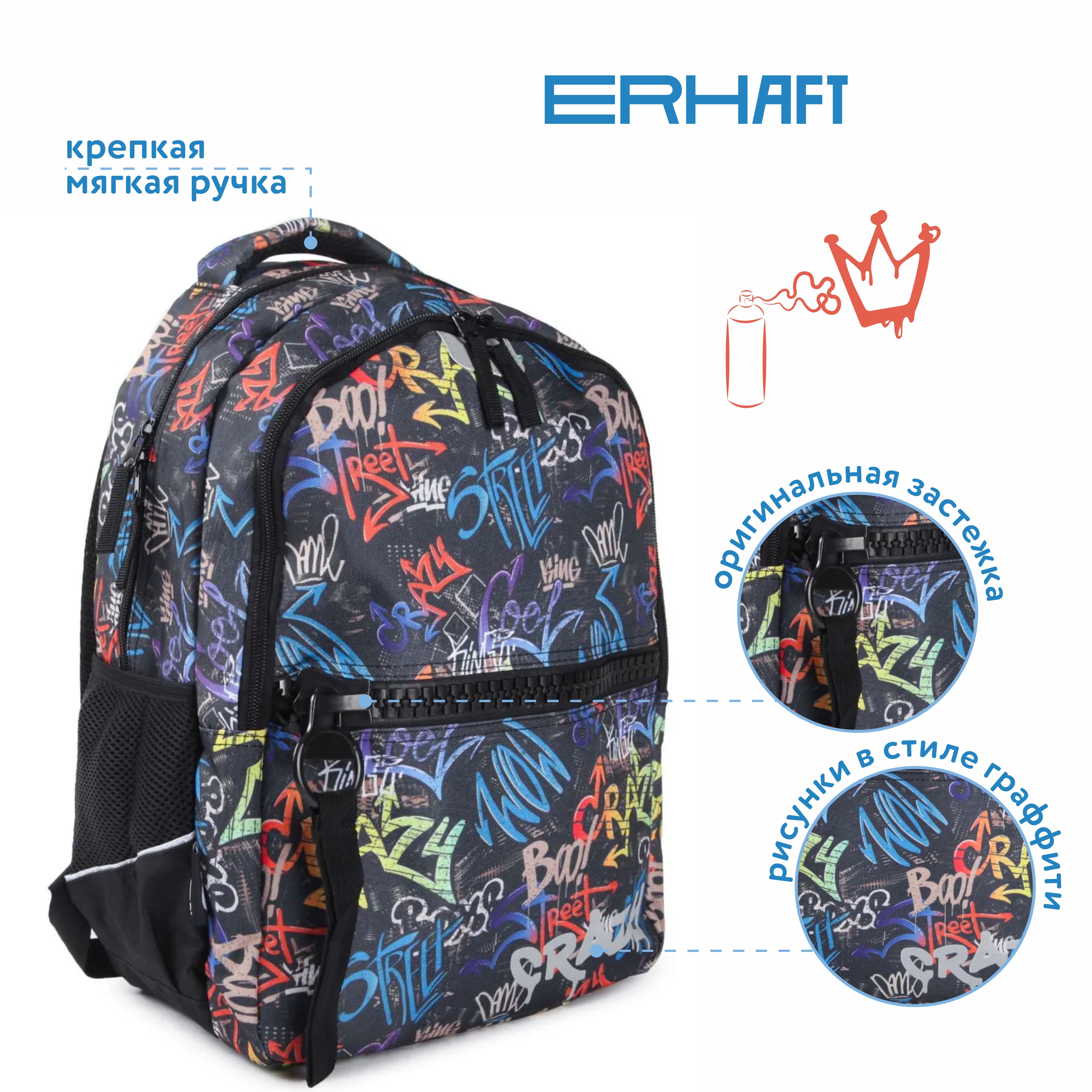 Рюкзак Erhaft Граффити - фото 3