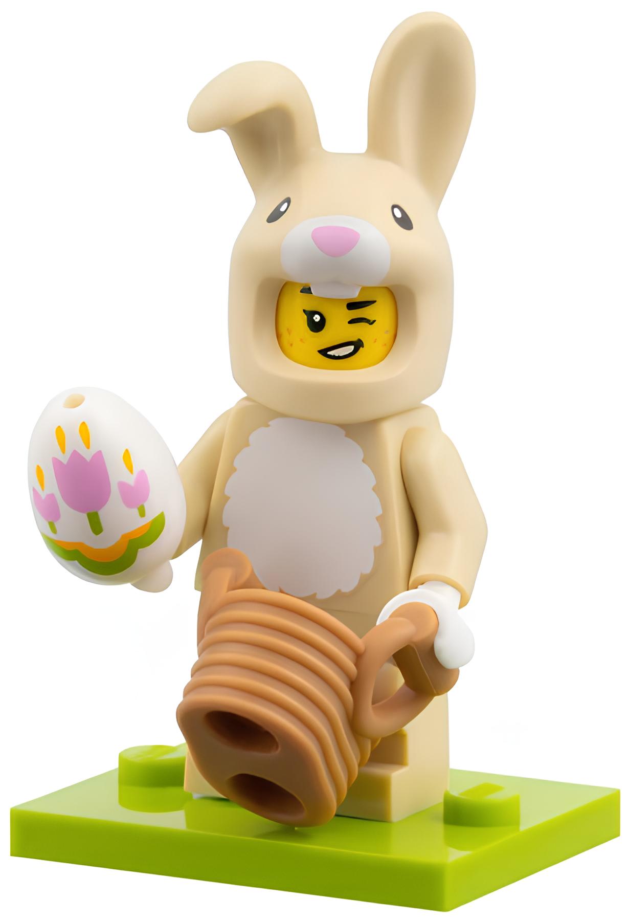 Фигурка LEGO Bunny Costume Fan col28-10 - фото 1