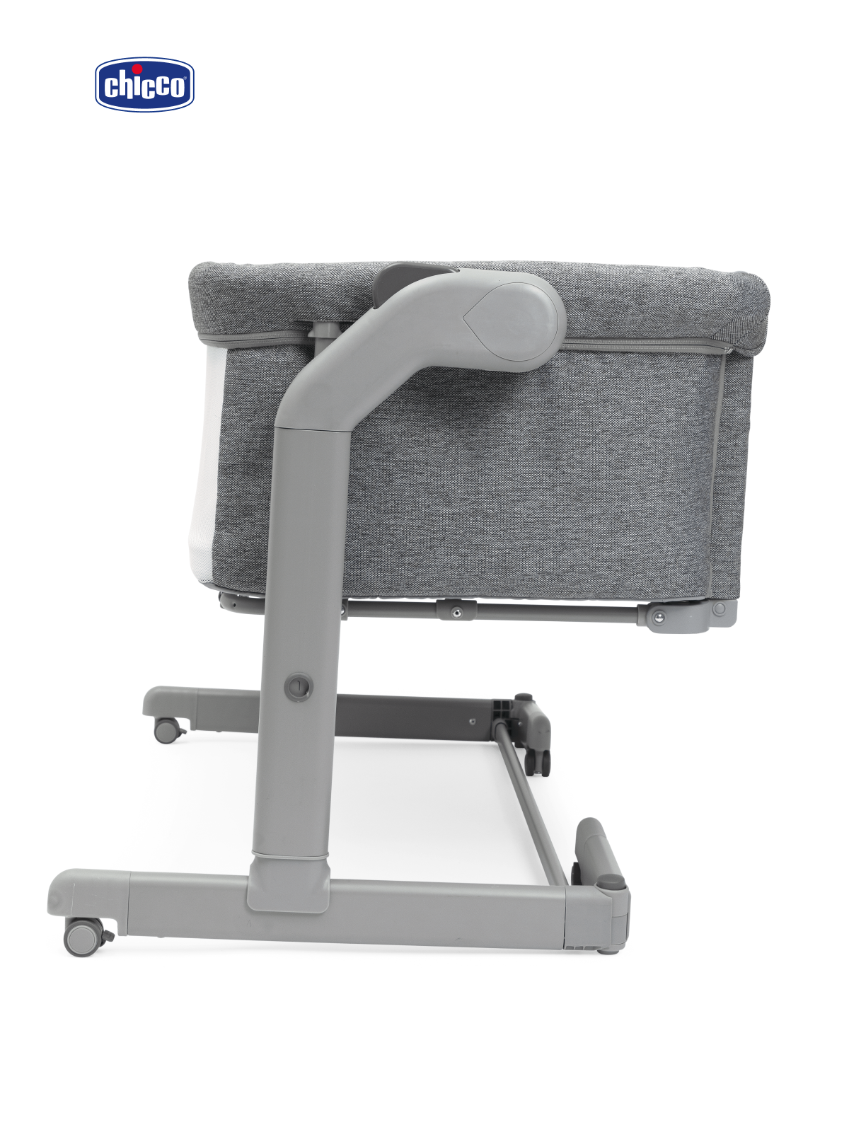 Детская кроватка Chicco Next2Me Magic Evo с рождения до 6 месяцев Dark Grey, без маятника (графит) - фото 22