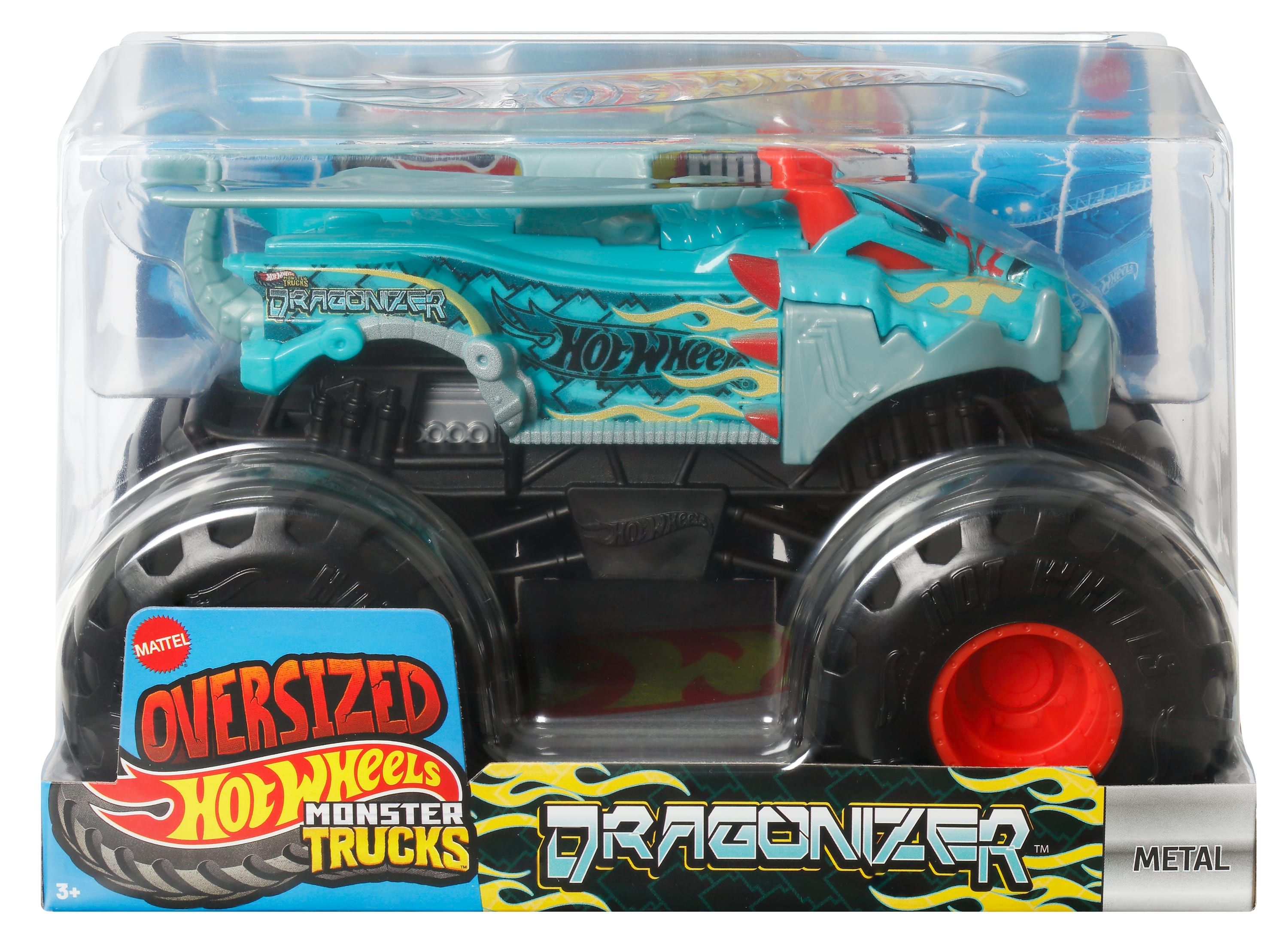 Монстр-трак Hot Wheels Dragonizer 1:24 FYJ83/JCC90 - фото 5