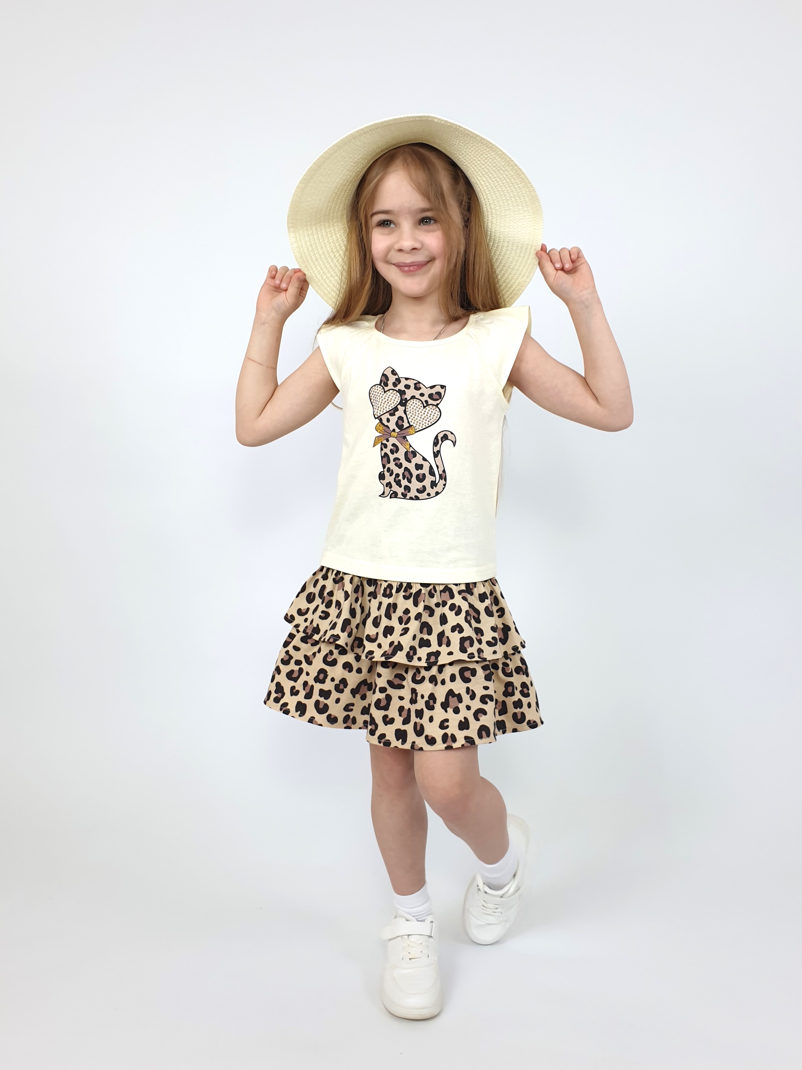 Футболка и юбка Luneva 02-126-4. - фото 1