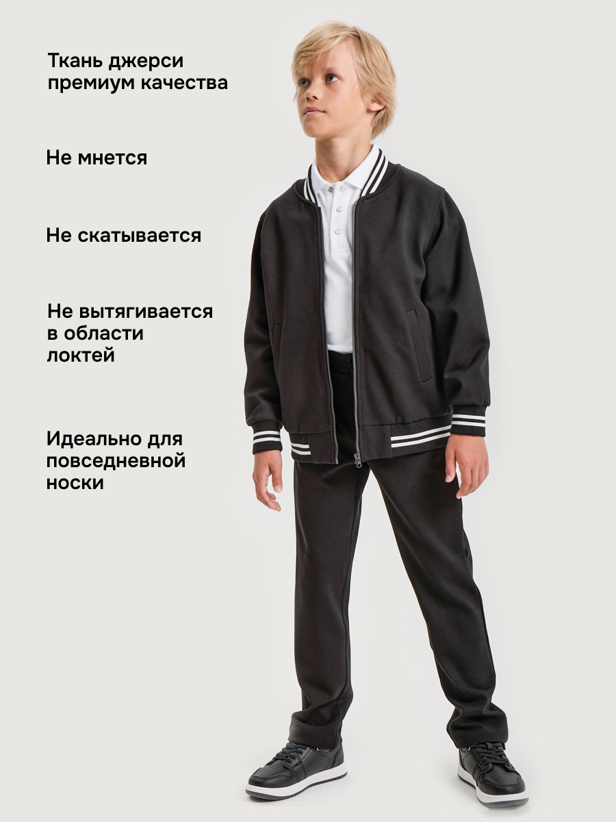 Бомбер NIKASTYLE 4ш21025 черный - фото 3