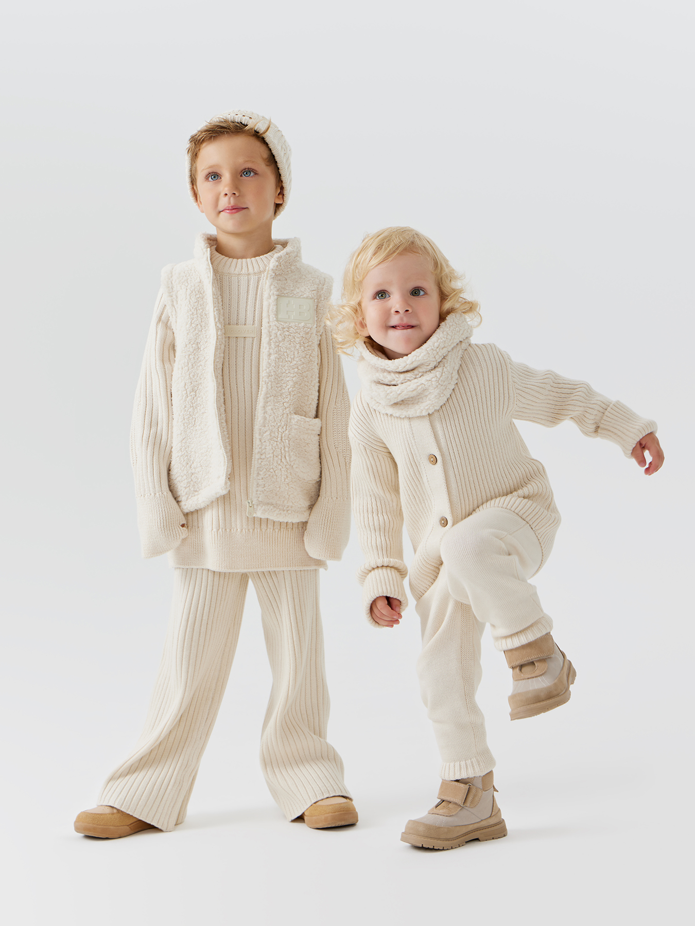 Брюки Happy Baby 88533_milky - фото 16
