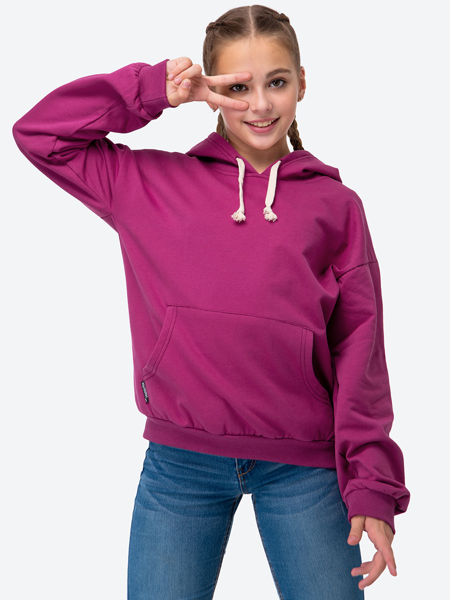 Худи HappyFox HF00158сливовый - фото 4