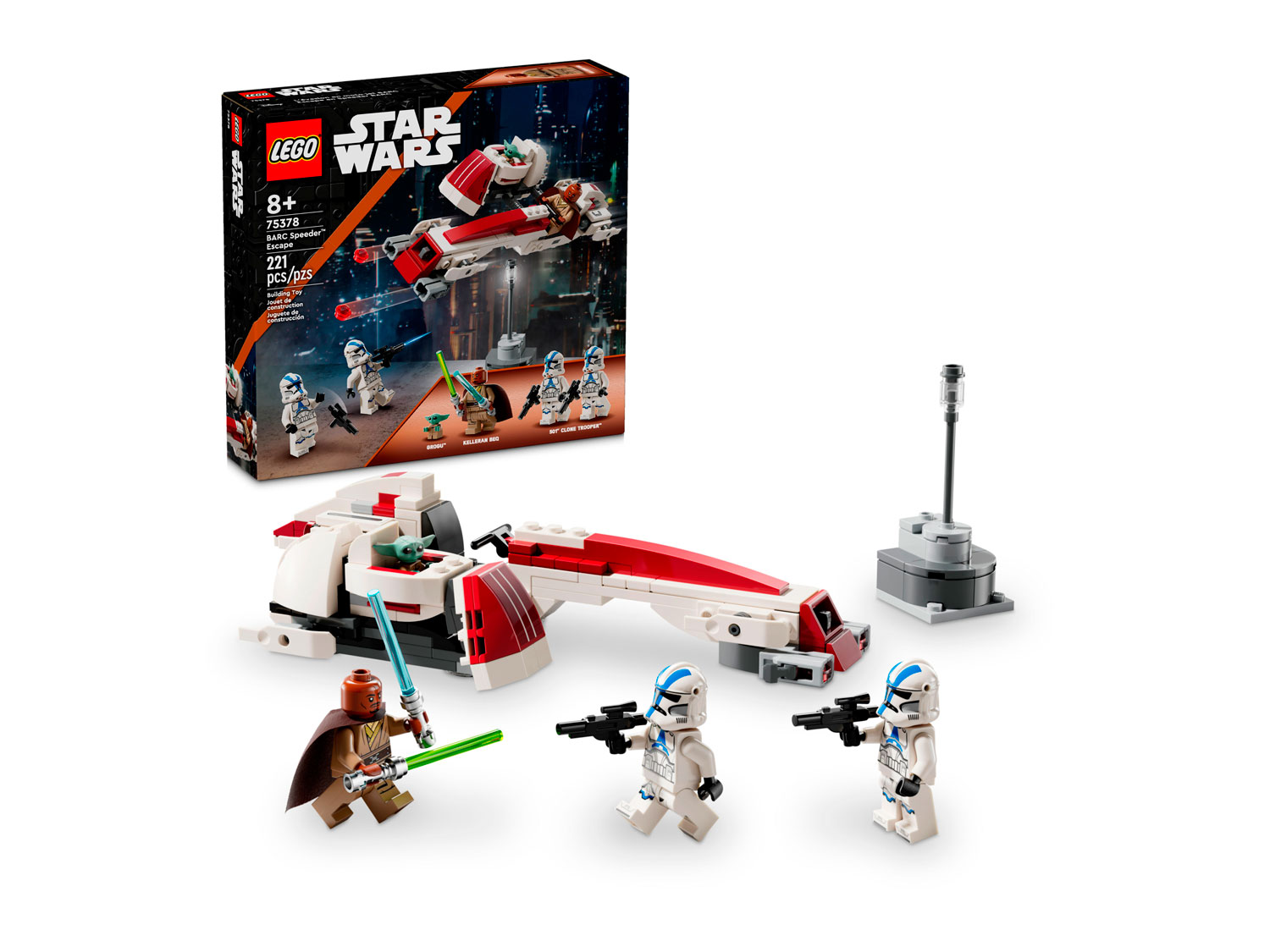 Конструктор LEGO Star Wars Побег на спидере блочный - фото 2