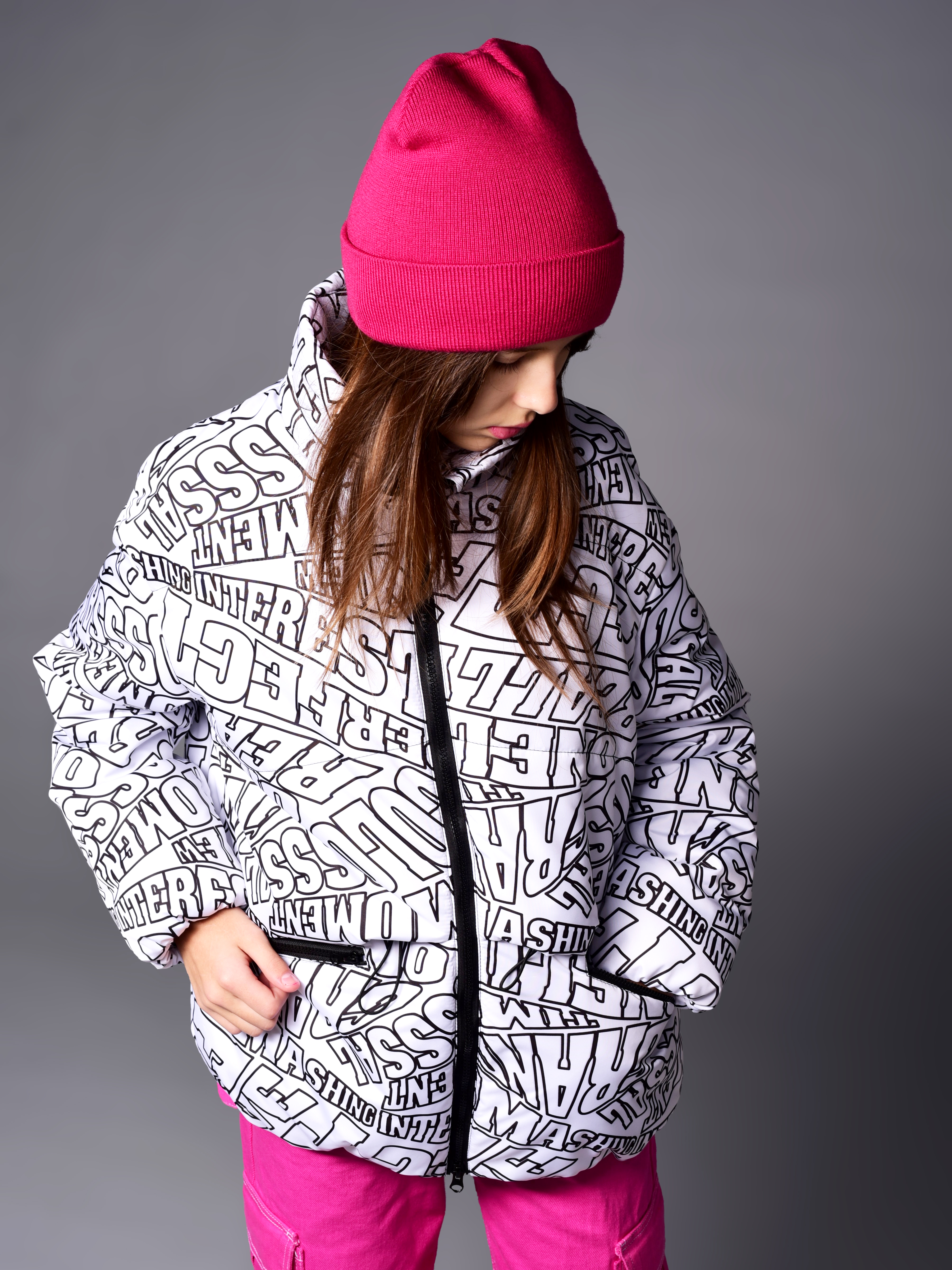 Куртка Аврора 1105-Д/принт-белый - фото 10