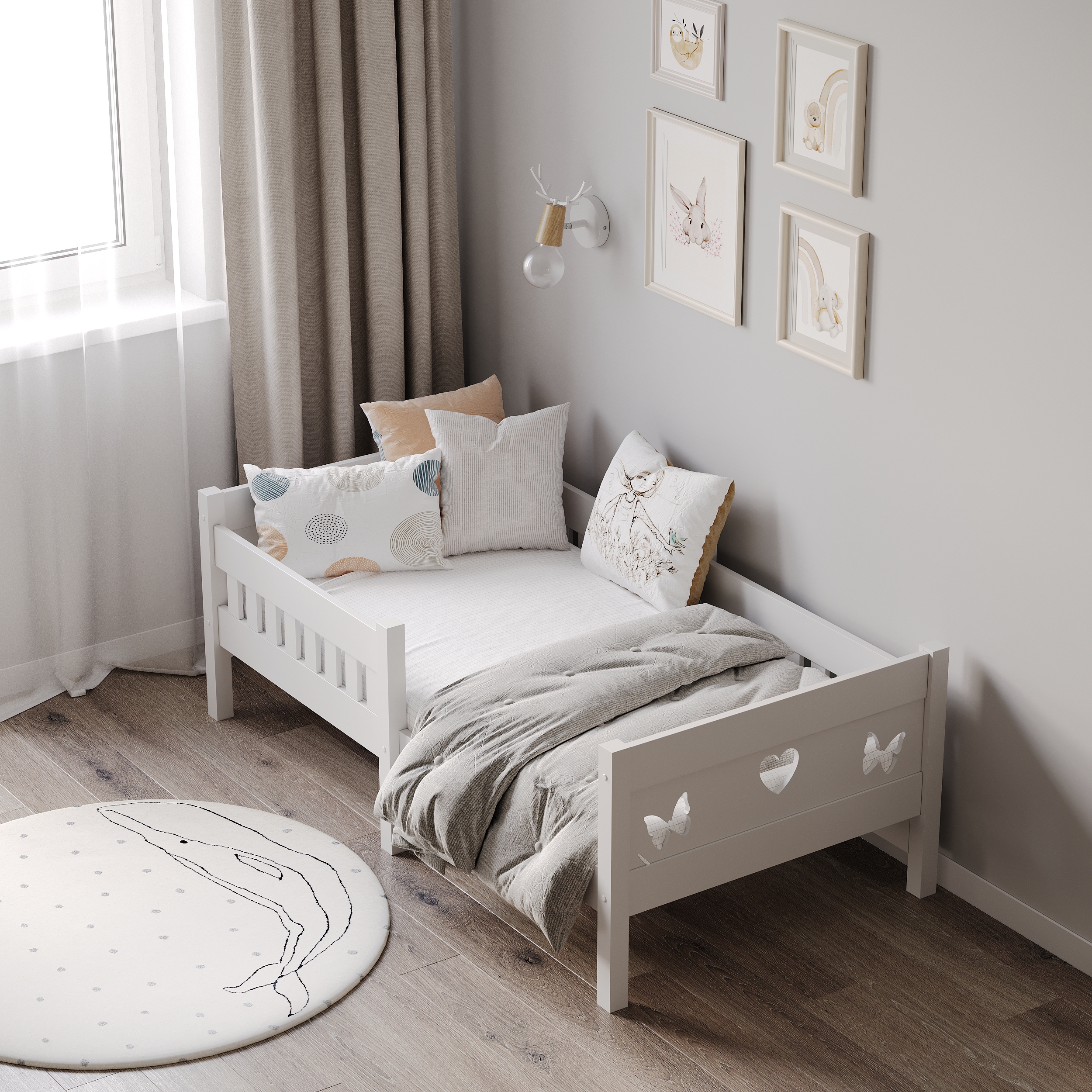 Детская кровать Moms charm с бортиком - фото 7