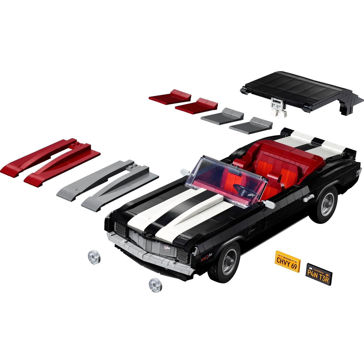 Конструктор LEGO Icons Chevrolet Camaro блочный - фото 3