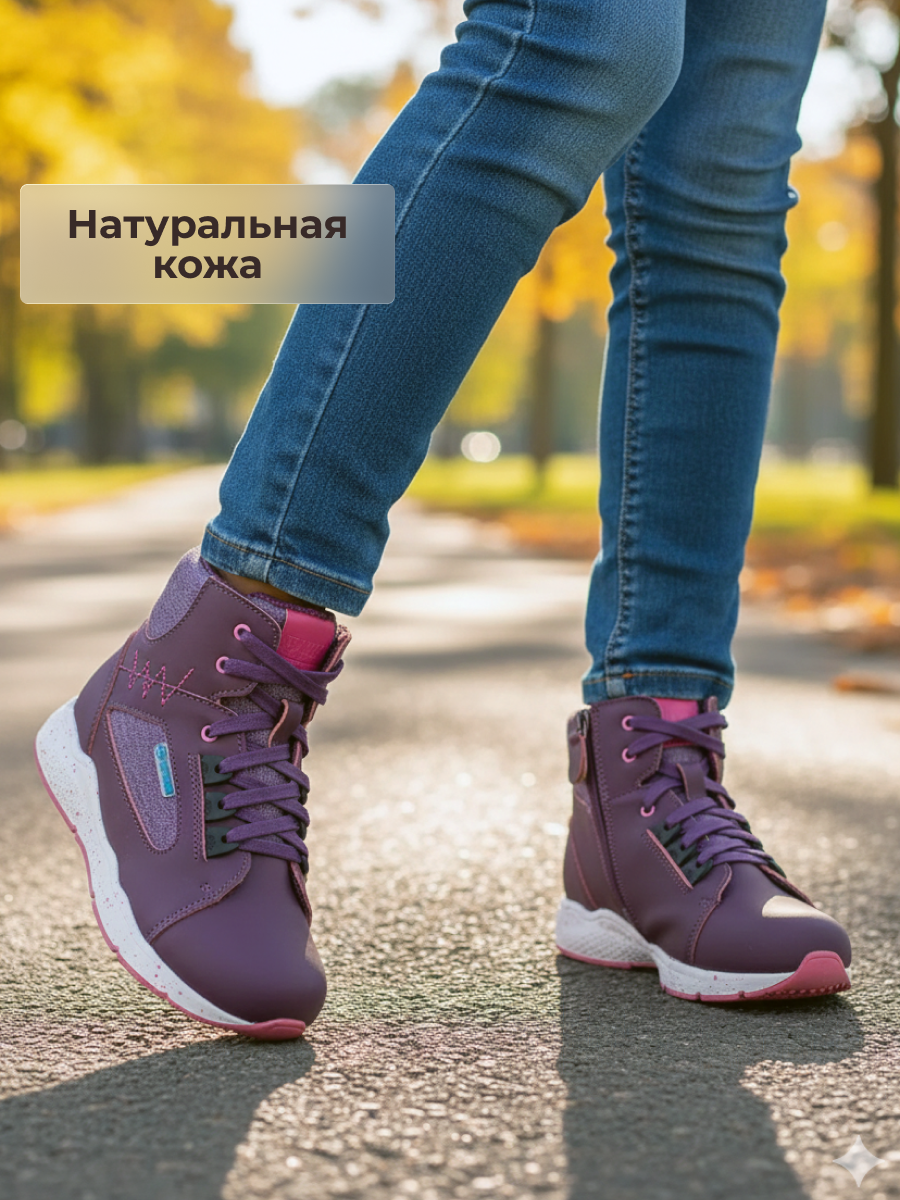 Ботинки ORTMANN kids 7.28.2-Фиолетовый - фото 2