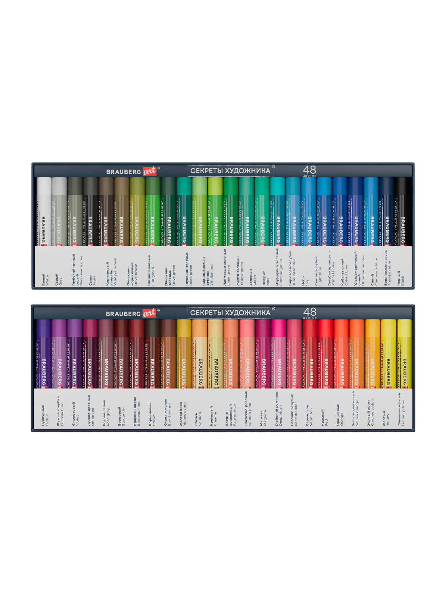 Пастель масляная Brauberg 48 шт. - фото 3