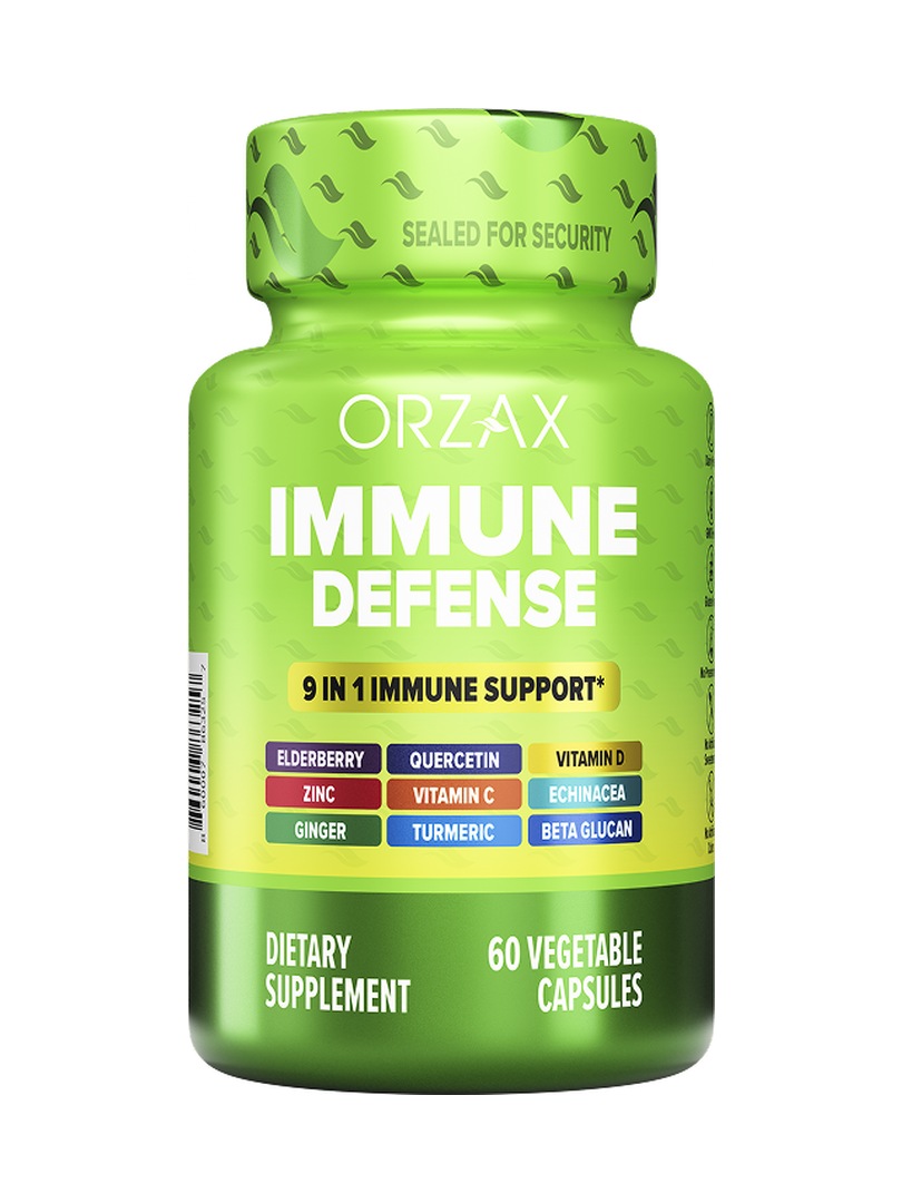 Комплекс для иммунитета 9 в 1 ORZAX Immune Defense 60 капсул - фото 1