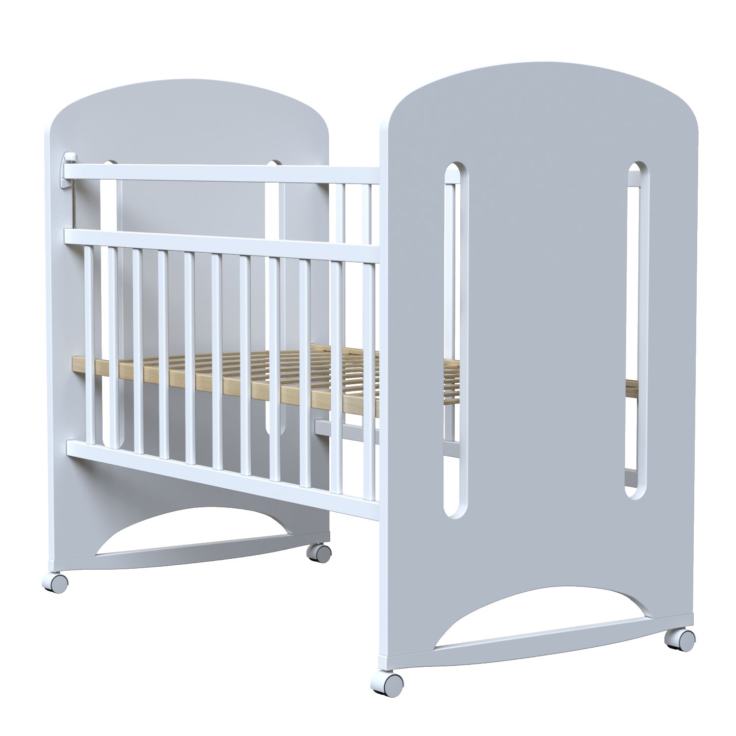 Детская кроватка ВДК, (белый) - фото 2